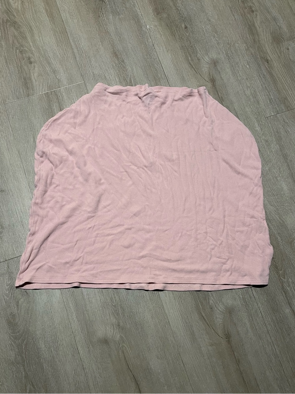 Caden Lane blush pink, waffle knit nursing and car seat cover